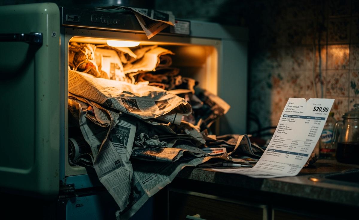 Geldexperten warnen, aber geben zu: Der Trick mit den alten Zeitungen und dem Kühlschrank