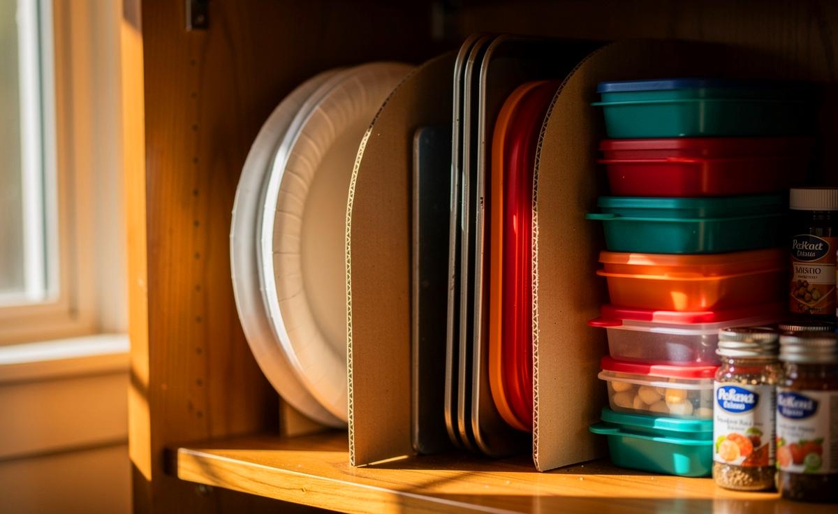 Warum Leute jetzt Pappteller in ihre Schränke stecken, Home-Organizer schwören auf diesen Trick