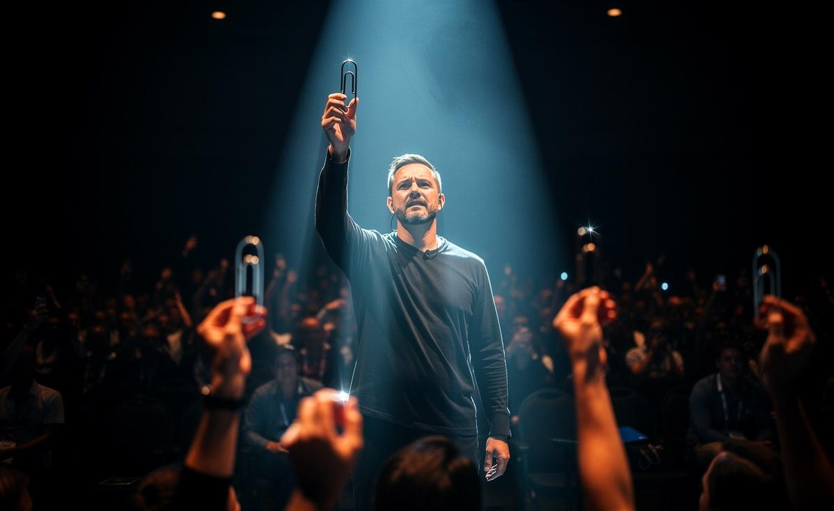 Warum Lifestyle-Experten plötzlich mit Büroklammern Konzerte durchführen